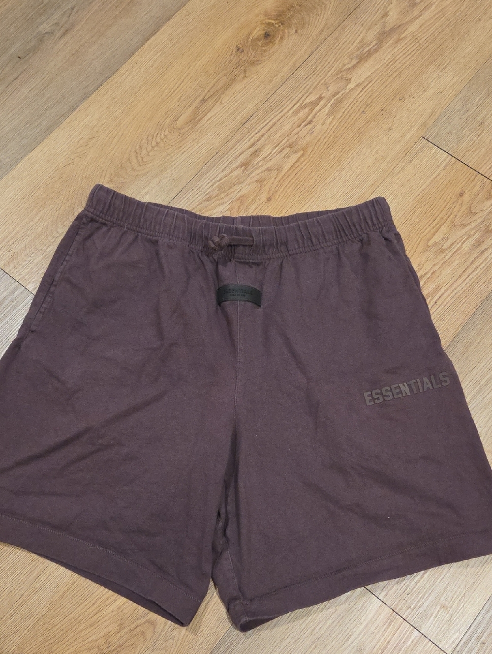 ESSENTIALS Kids Plum Athletic Shorts
